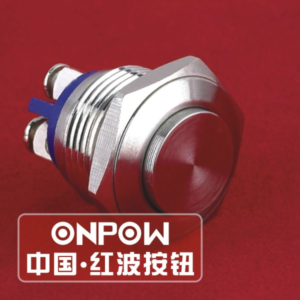Onpow 16mm Push Button Switch (GQ16H-10/S, CCC, CE, RoHS)