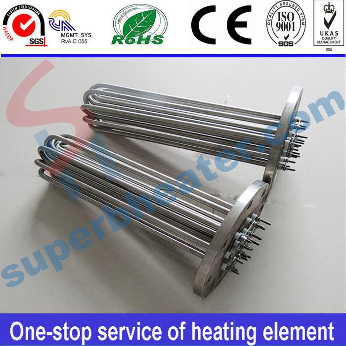 Electric Heating Element Tubular Heater with Flange