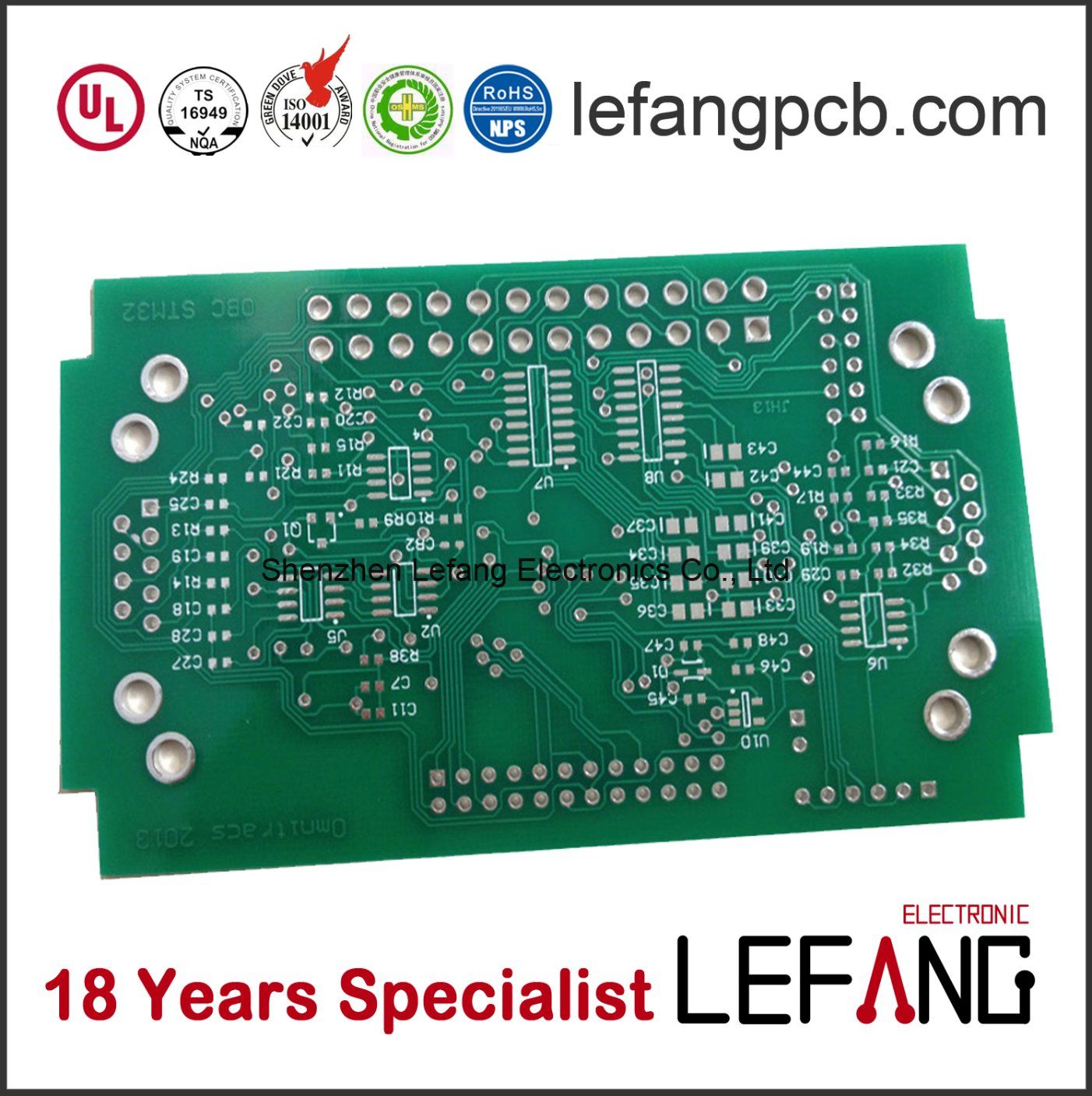 2 Layers Printed Circuit Board PCB for Communication Power Board