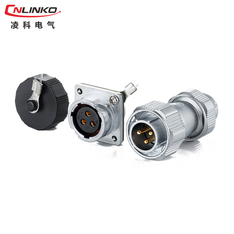 Cnlinko Yz-20 Metal Waterproof 3 Pin Connector for Power