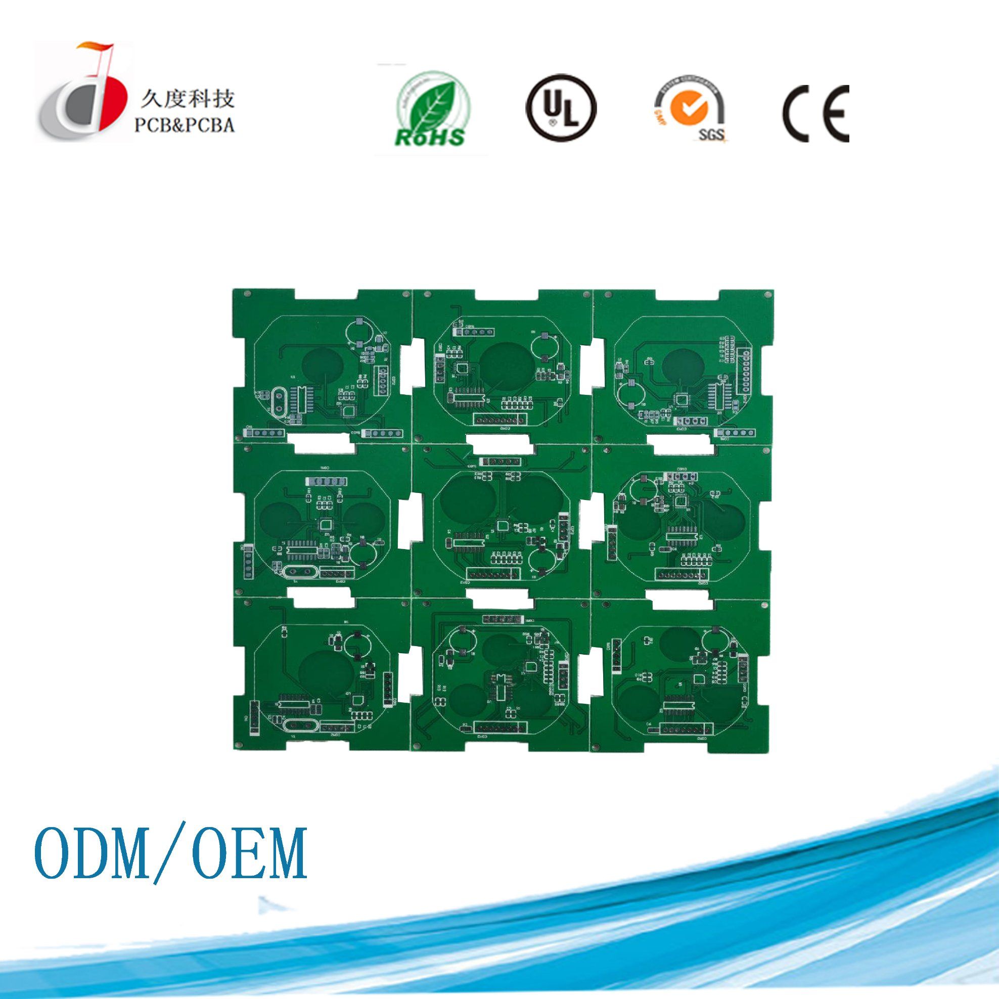 Double Layer Material Printed Circuit Boards Design PCB