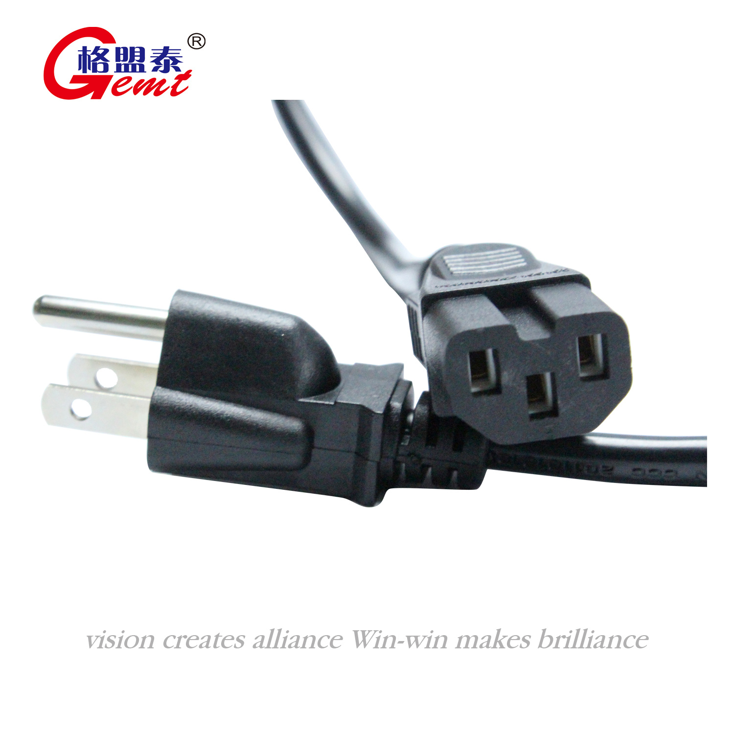 USA Standard Extension Cord with C13/C15/C5/C7 Connector Power Plug