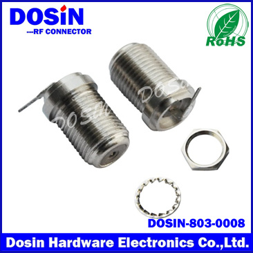RF Connector F Female Coaxial Connector