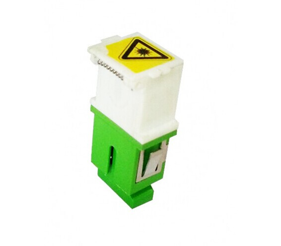 Singlemode Sc/APC Shutter Fiber Optical Adapter