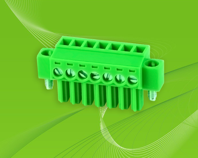 PCB Pluggable Terminal Block with Side Mount Screws