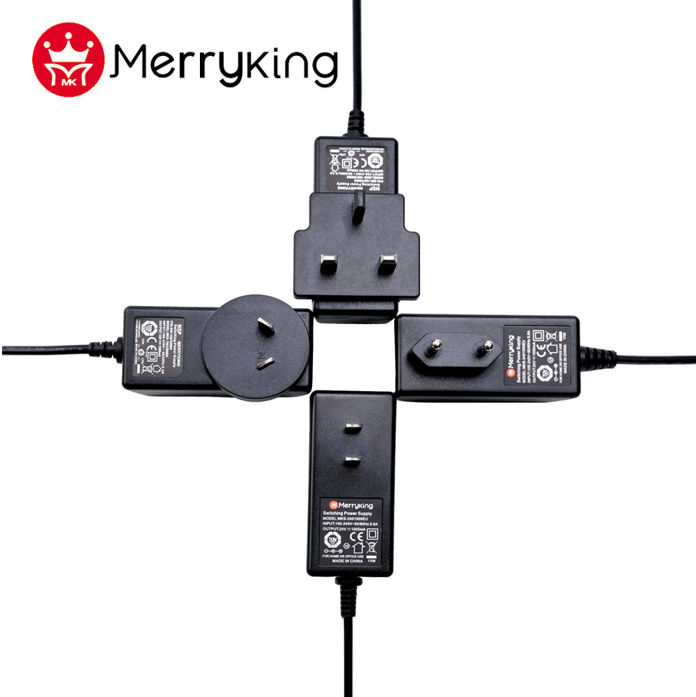 UL cUL Ce FCC BS GS CB SAA Kc PSE Approvals 12V 2A AC DC Power Adapter for Us EU UK Au Ek Plug