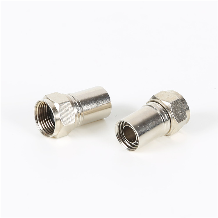 RG6 F Type Crimp Connector RF Coaxial Cable