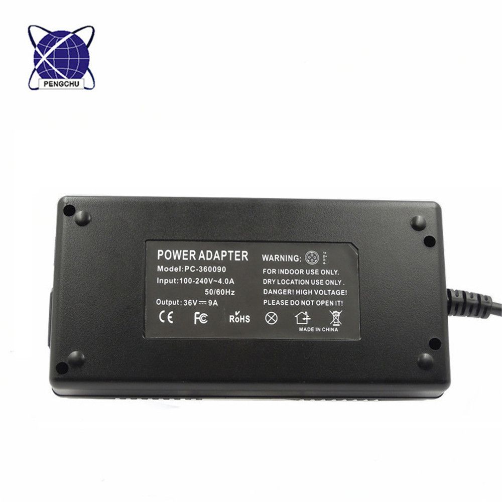 36V switching power supply 9A AC DC adapter one year warranty