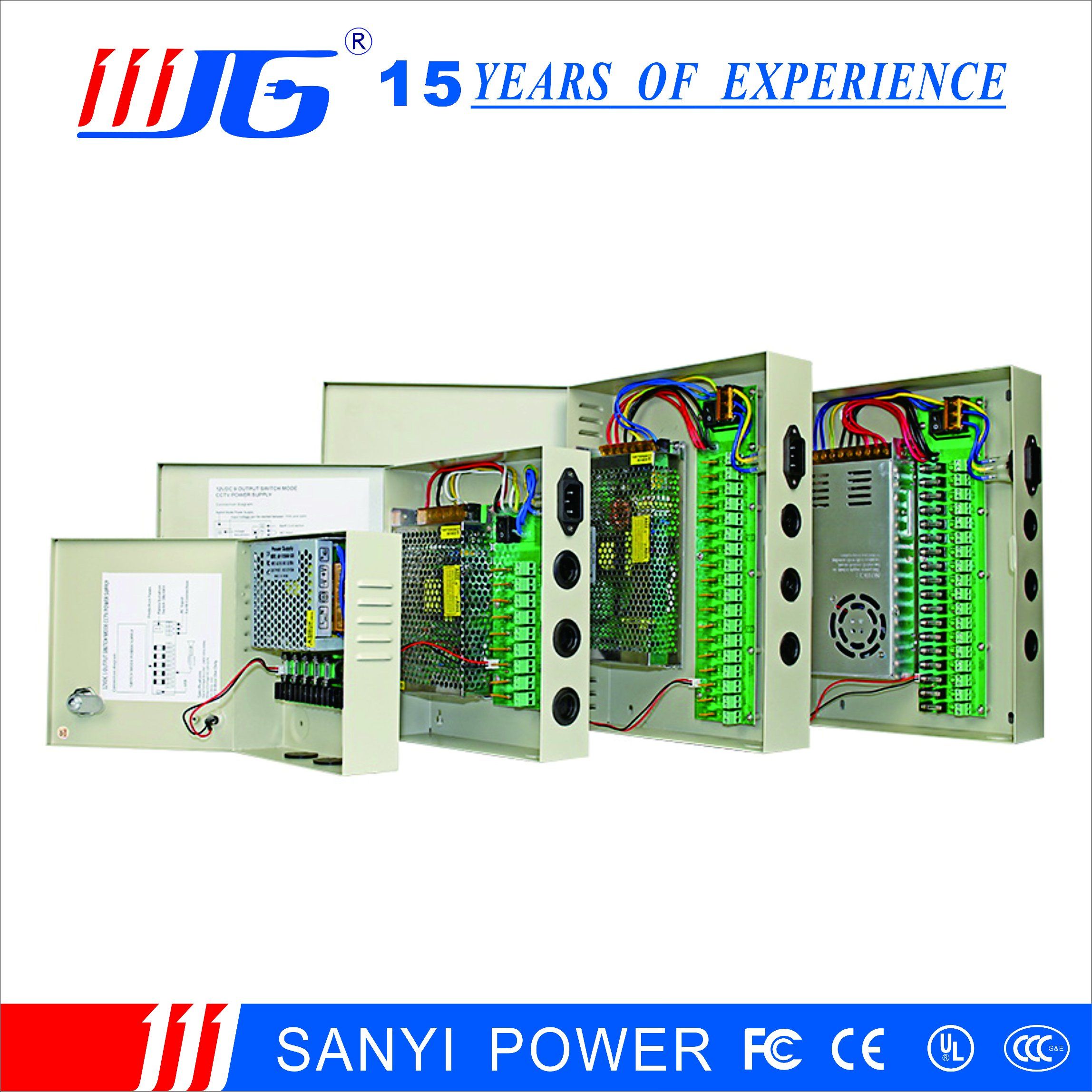 18 Channel 12VDC CCTV Power Supply with PTC Fuse