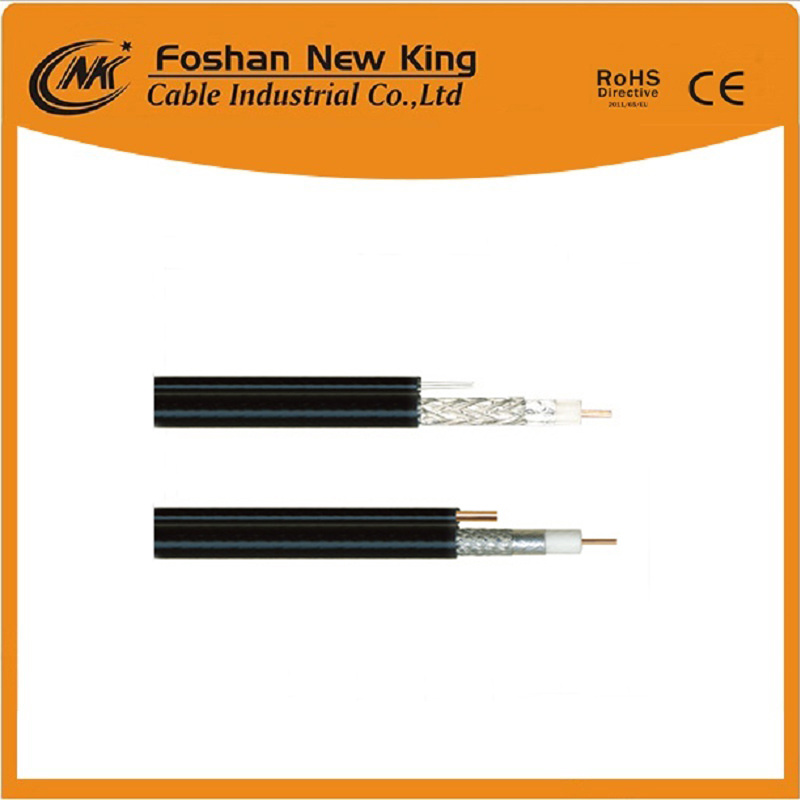 75 Ohm Coaxial Cable Rg11 with Messenger