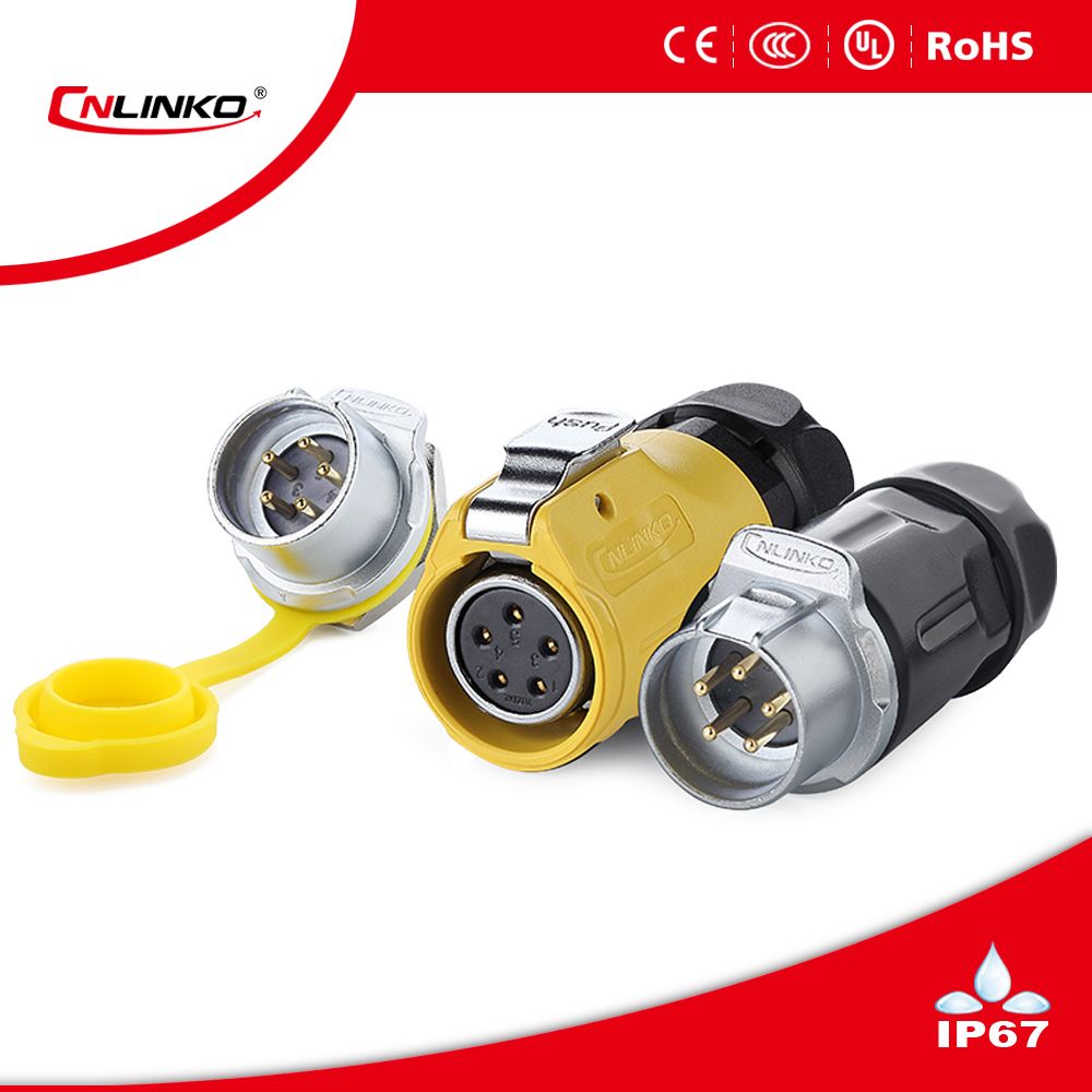 Lp-20 Power Waterproof Connector with 5pins
