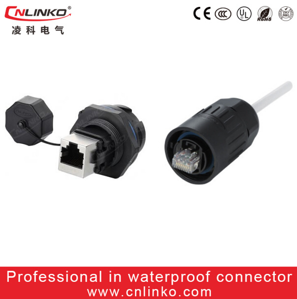 Plastic 8 Pin RJ45 Connector/ Male Female Network Connector