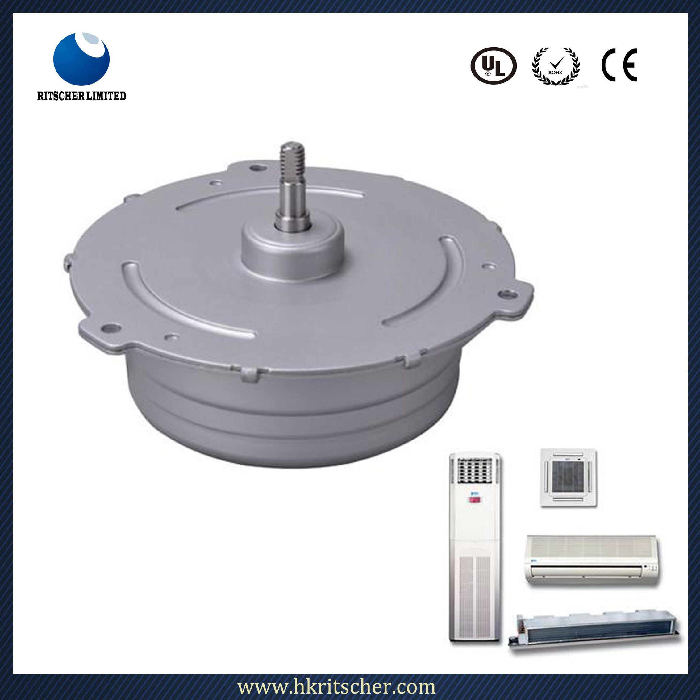 20-200W Ce Heat Exchanger Brushless DC Motor for Air Conditioner