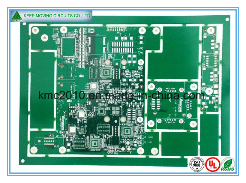 Custom Green Solder Mask Multilayer Pb-Free HASL PCB
