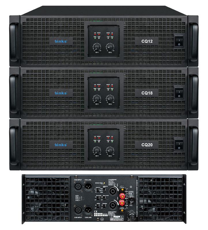 Cq Series Professional Stage Audio Power Amplifier