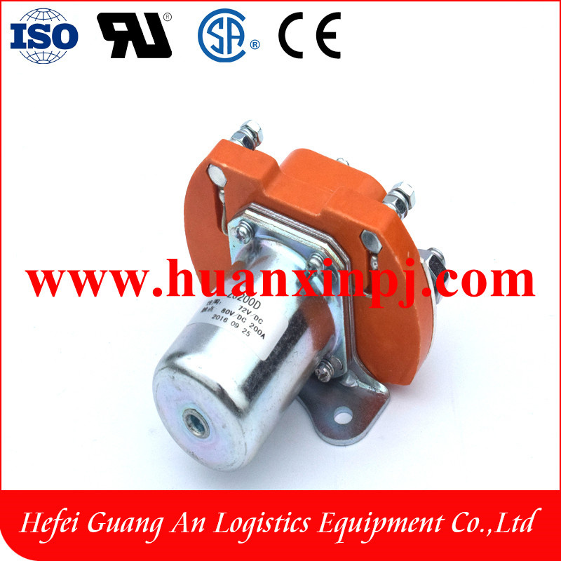 Zj200d Quality Assurance 72V Zj Series Single Pole Single Phase DC Contactor for Battery