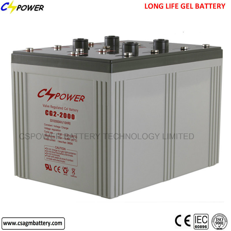 Maintenance Free Deep Cycle Solar Battery 2V2000ah