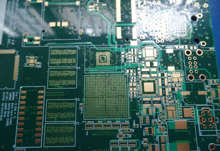 PCB Board Blind Via 10layer Impedance Control with Immersion Gold