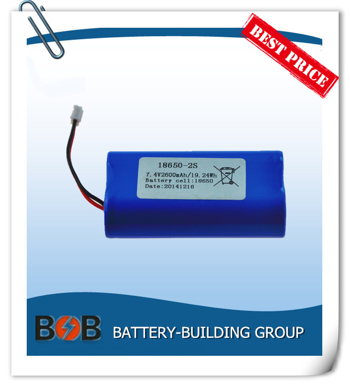 7.4V Battery Pack 2200mAh Lithium Battery