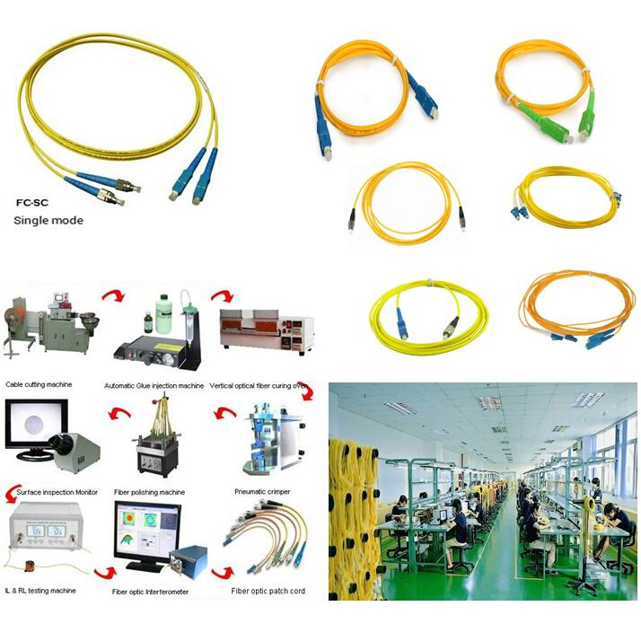 OEM Supplier OS2/Om3 Fiber Optic Patch Cord