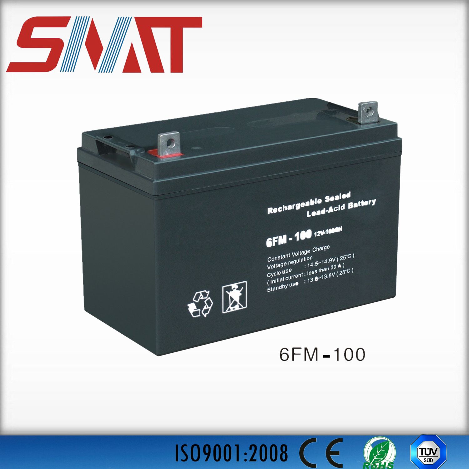 100ah 12V Lead-Acid Battery for Solar System