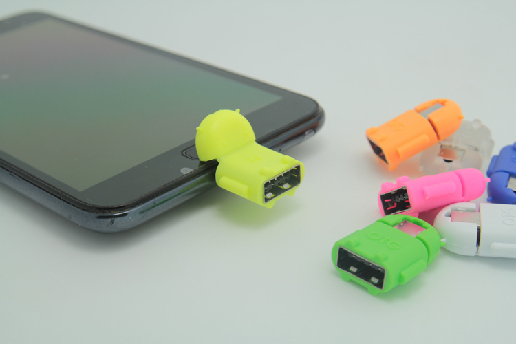 Robot Shape Android USB Converter OTG Adapter for Samsung