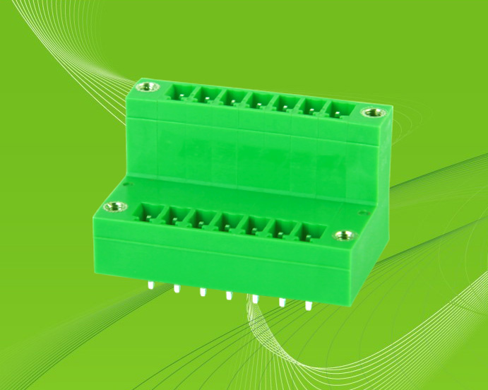 Plugable Teminal Block with Dual Row Pin Header