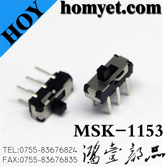 6pin DIP Type Slide Switch (MSK-1153-2)