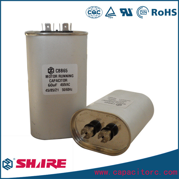 AC Motor Running and Starting Cbb65 Capacitor with Terminals