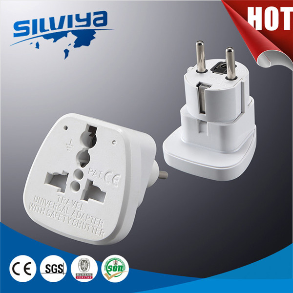 New Design European Schuko 2p+E Plug