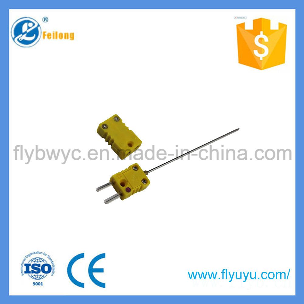 Food Prcessing Needle-Shaped K Type Temperature Sensor with Plug