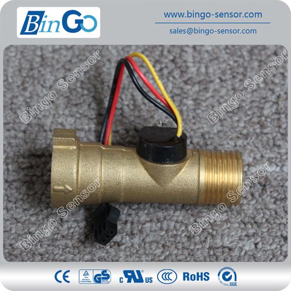 High Quality Quick Connection Brass Liquid Flow Sensor, Mass Water Flow Sensor