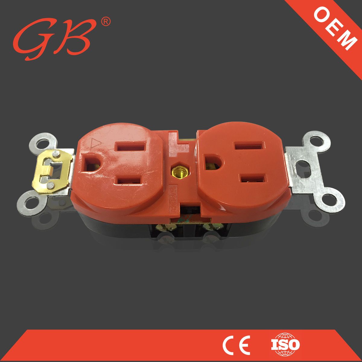 South American 2 Gang Socket Wall Switch Wall Socket