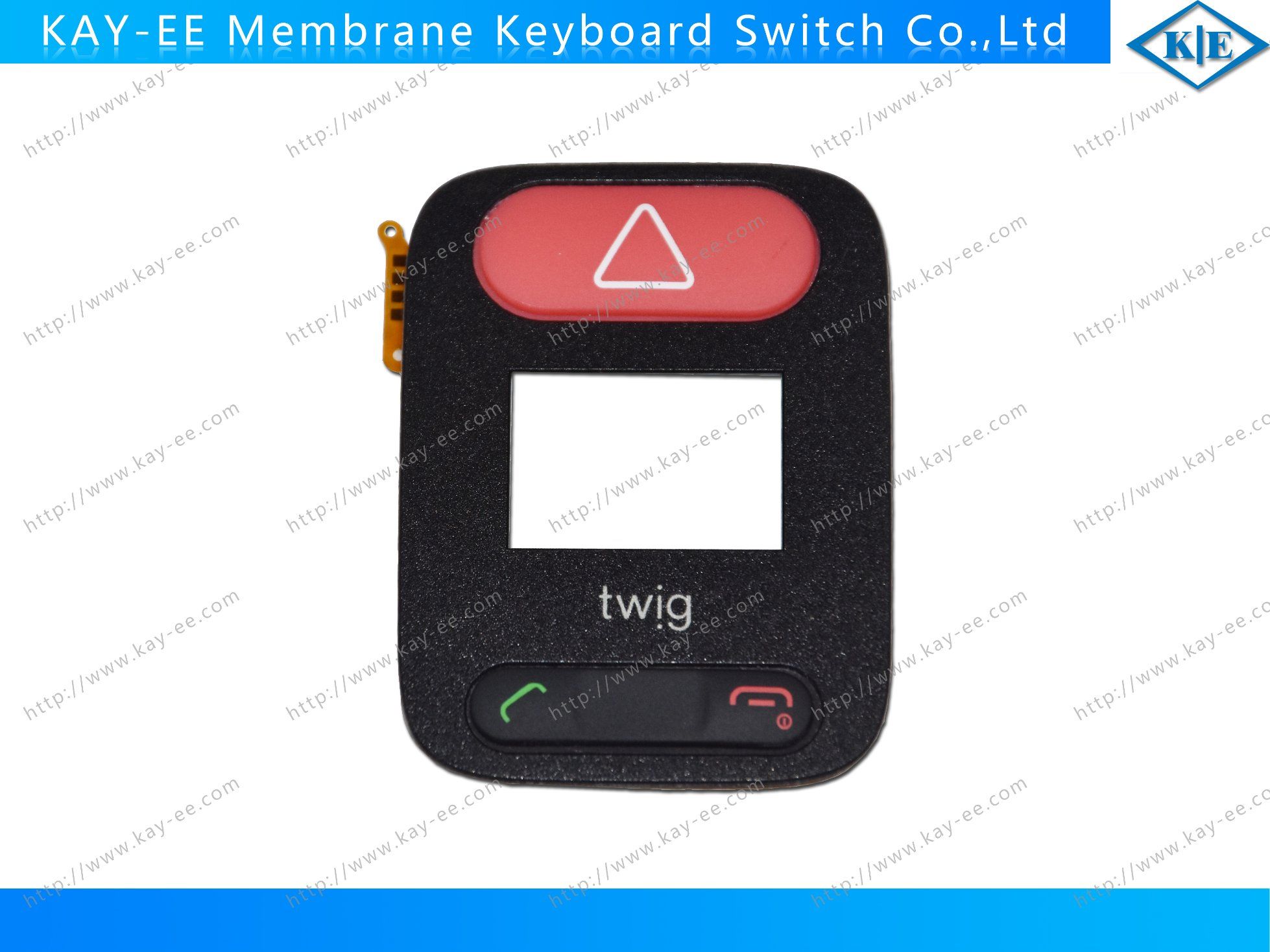 Silicone Rubber Membrane with Printed Graphic Overlay and FPC Lower Circuit