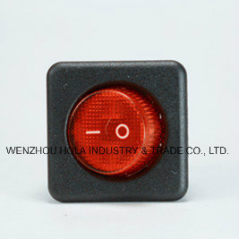 Rk1-05 Round Black Rocker Switch