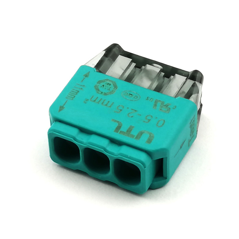 Quick Wire Push-in Terminal Block 0.5~2.5mm2 Fast Connector for Junction Boxes