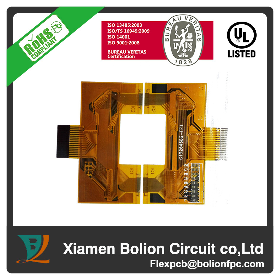 Single-Sided Flexible PCB with Immersion Gold