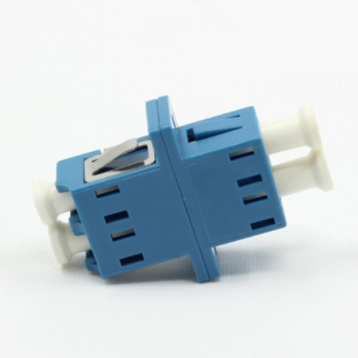 LC Singlemode Duplex with Flange Fiber Optical Adapter