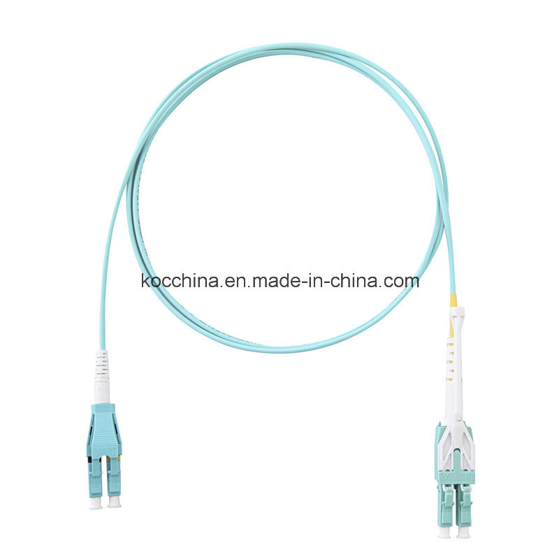 LC-LC Om3 Uniboot Duplex Fiber Optic Patch Cord Cable