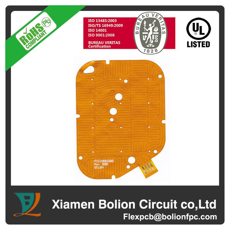 Flexible 1 Layer PCB Board Making Pi Kapton Polymide FPC