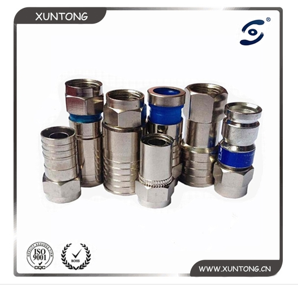75ohm Bulkhead Mount F Type RF Coaxial Connector