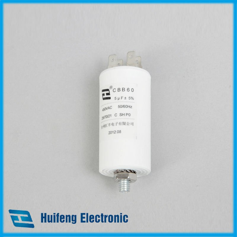 Cbb60 Series 4 Pins Capacitor with Screw