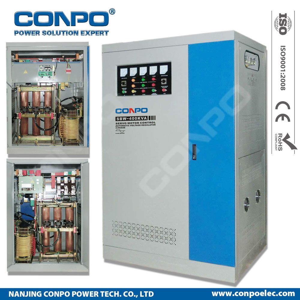 SBW-400kVA 3phase Industrial-Grade Compensated Voltage Stabilizer/Regulator