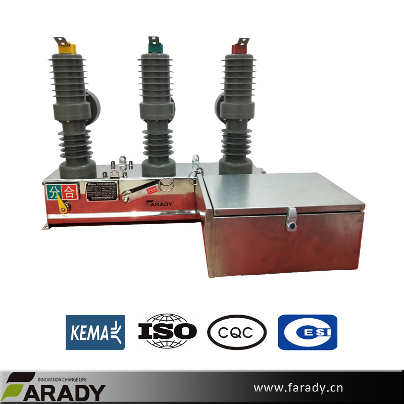 Pole Mounted Vacuum Circuit Breaker Vcb 24kv 630A with Intelligent Controller