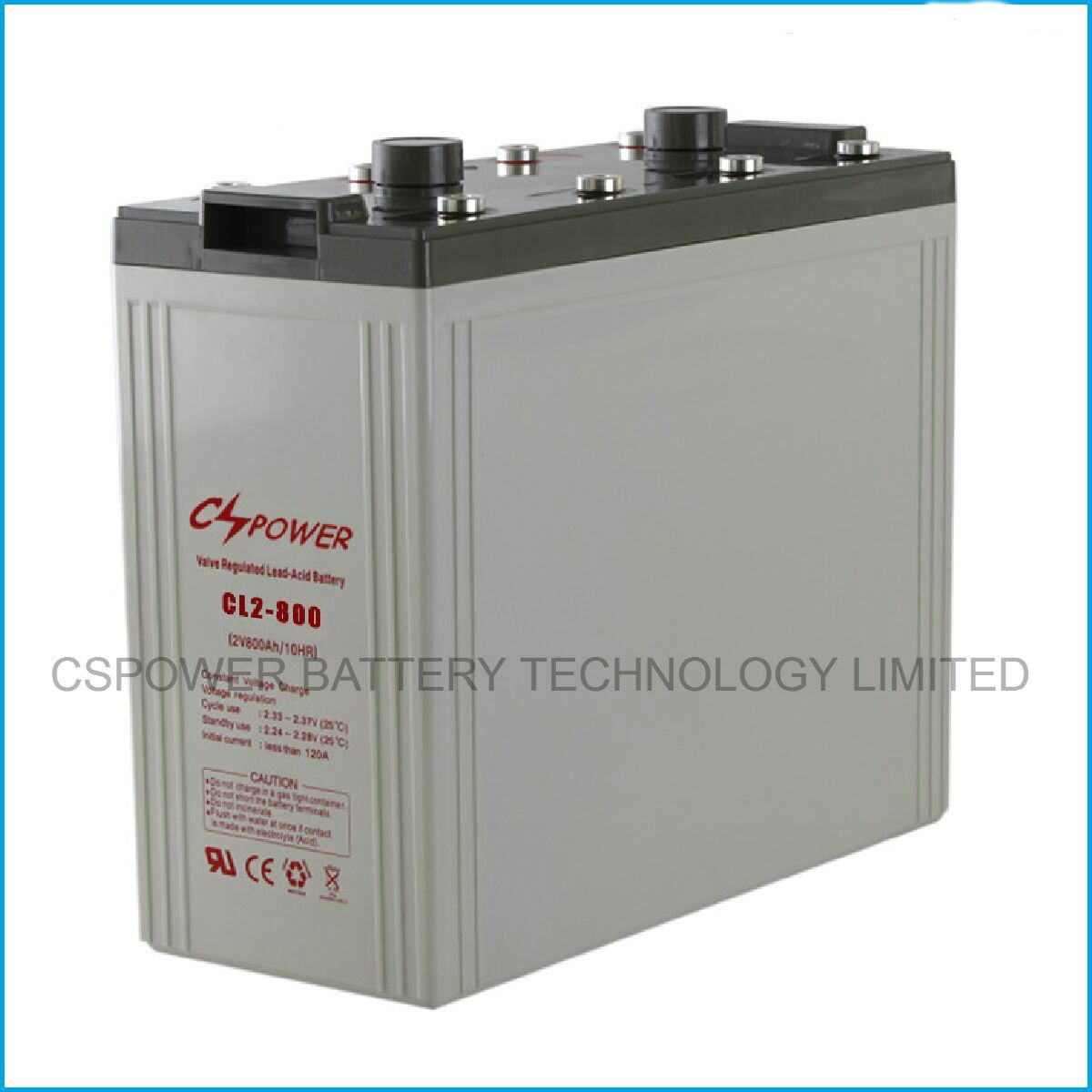 2V 800ah AGM Deep Cycle Solar Battery Cspower