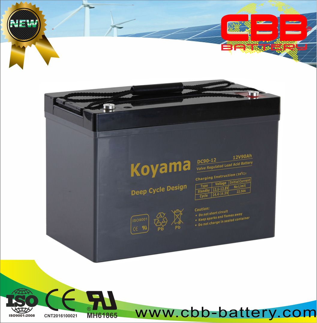 Deep Cycle Battery 12V 90ah for Renewable Energy Systems
