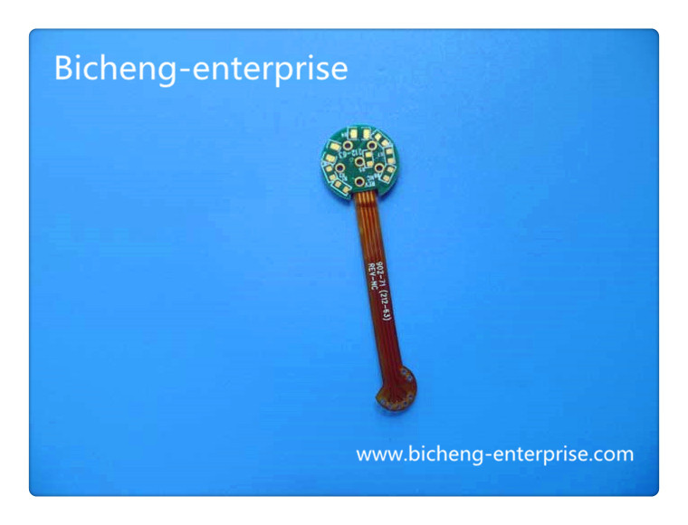FPC 1.0mm Thick Rigid-Flexible PCB with Yellow  Coverlay