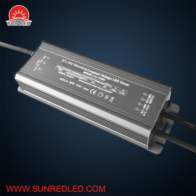 Constant Current LED Dimming Driver Waterproof 120W 0-10V Power Supply