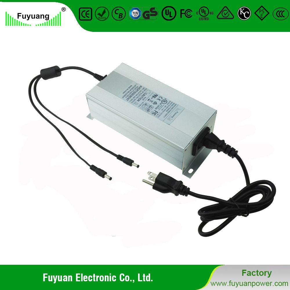 Aluminium Case Dual Output 24 Volt 6 AMP AC DC Power Supply Fy2406000