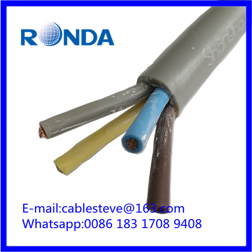PVC flexible electrical wire cable 4X2.5 sqmm